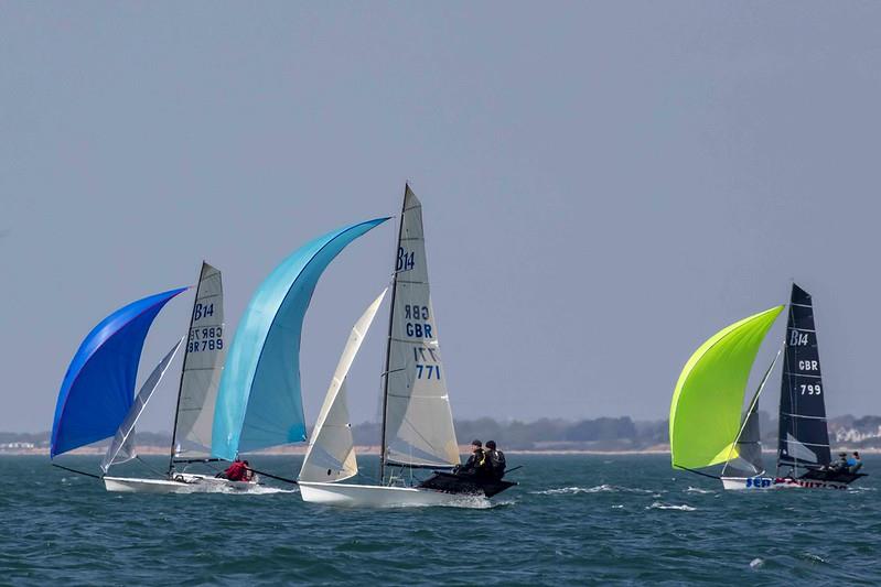 B14s at the Stokes Bay Skiff Open © Tim Olin / www.olinphoto.co.uk B14s at the Stokes Bay Skiff Open