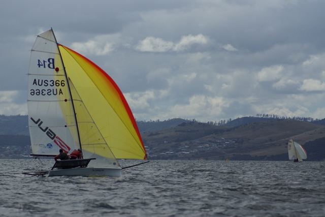 Encouragement Award Winner Ryan and Rob Moreton sailing the cunning plan