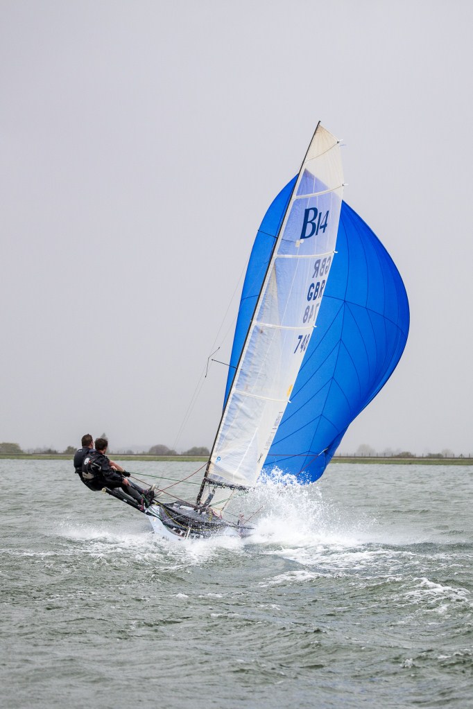 Bullet-B JosWill power downwind on day 1