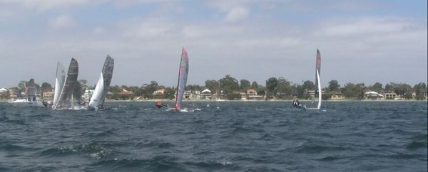 Off the startline Race 7