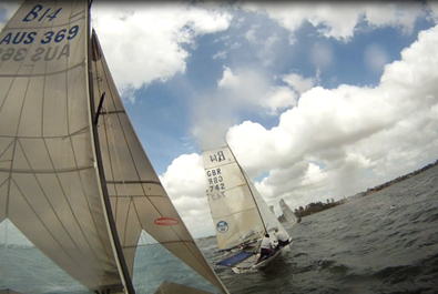 Startline race 8 - Mystery boat over the line
